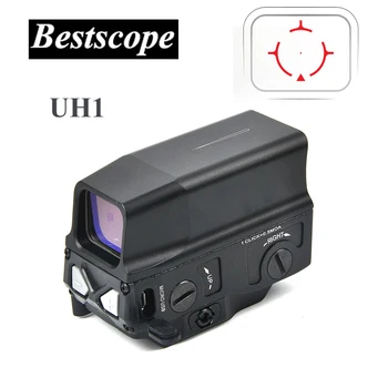 Optinis UH1 Red Dot Akyse taikymo Sritis Reflex Akyse Holografinis Žvilgsnio 20mm Geležinkelių Medžioklės Monokliai su USB Mokestis