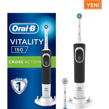 Oral-B Vitality D150 Įkraunamas Dantų Šepetėlis Kryžiaus Veiksmų + 1 Pakeitimas Vadovas