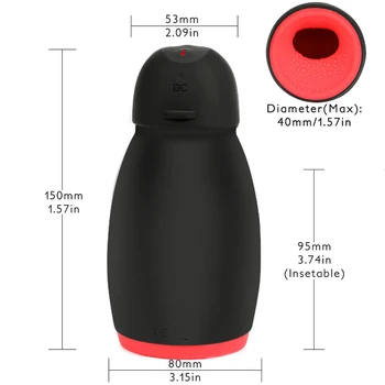 Oralinio Sekso Mašina Vyrų Masturbator USB Įkraunama Nedelsiant Mokymo Vibratorius, Automatinė Sekso Masturbacija Suaugusiųjų Vibratorius Vyrams