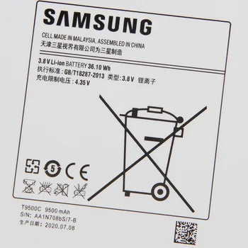 Originalaus Samsung Akumuliatoriaus Galaxy Note 12.2 P900 P901 P905 SM-T900 SM-P900 Originali Tablet Akumuliatorius T9500E T9500C T9500U T9500K