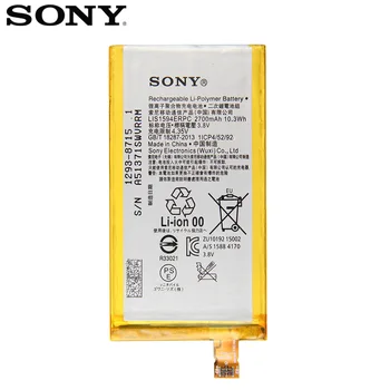 Originalaus Sony Baterija SONY Xperia Z5C Z5 mini E5823 z5 kompaktiškas LIS1594ERPC Originali Telefono Baterija 2700mAh