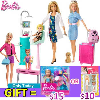 Originalias Barbie Prekės Lėlės Originalaus Modelio Atsitiktiniai Mielas Žaislas, skirtas Mergina Vaikų Gimtadienio Dovanos Mados Boneca Mergaitėms Brinquedos