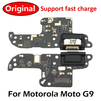 Originalus Dokas Mokestis Įkrovimo Jungtis Motorola Moto G9 USB Įkroviklis Valdybos Uosto Flex Kabelis Pakeitimo