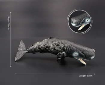Originalus originali serija 20pcs sealife šeimos gyvūnų Vienaragis Banginis tigras žandikaulio ryklių žudikas humpback whale vaikams, žaislų, dovanų