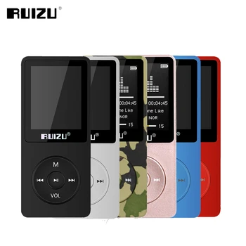 Originalus RUIZU X02 MP3 Grotuvą 8GB Nešiojami Muzikos Lossless Audio Grotuvas su Ekrano Paramos FM Radijas,Įrašymas,E-Knyga,Laikrodis