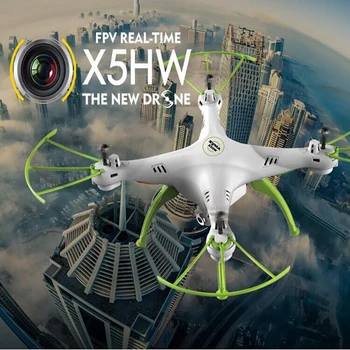 Originalus SYMA X5HW RC drone su HD kamera, WIFI realiu laiku perduoti pažangi keturių ašių sraigtasparnis vaikų žaislas dovana