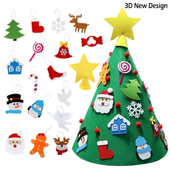 OurWarm Kalėdų Grupė Manė, Amatų, Medžio Sniego Bamblys Lipdukas Ornamentas Vaikams, Žaislai, Dovanos, Kalėdos Šalis Naujųjų Metų Dekoracija 2019