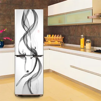 Pajūrio Peizažas Šaldytuvas Lipdukas 3D PVC Lipni, Tapetai, Namų Projektavimas Virtuvės Šaldytuvas Freskos 