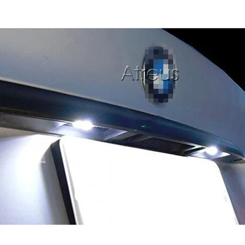 PAKUSI Automobilio LED Licencijos numerio apšvietimo Lemputės BMW E46 2D Facelift E46 M3 04-06 priedai 12V Balta SMD3528 Lempos Lemputė Rinkinys Nr. klaidos
