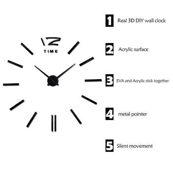 Pardavimo Sieninis Laikrodis Žiūrėti Laikrodžiai 3d 