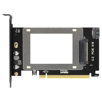 PCIE X16-U. 2 SFF-8639 Plėtros Kortelę U2X16 Pci-express 4x 3.0 X16, kad U. 2 NVMe PCIe SSD PCI-e Card m2 NGFF 2.5 'SSD