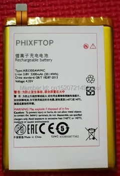 PHIXFTOP Originalus AB5300AWMC baterija PHILIPS W6610 mobiliųjų telefonų AB5300AWMT už Xenium CTW6610 Mobiliojo telefono 4.35 V 5300MAH