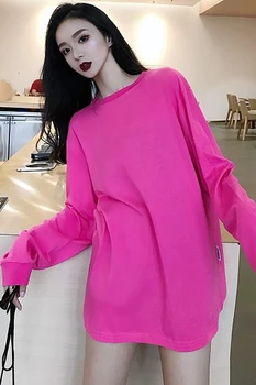 Pigūs didmeninė 2019 naujas Pavasarį, Vasarą, Rudenį Karšto pardavimo moterų mados netred atsitiktinis marškinėliai lady gražus gražus Viršūnes MW231