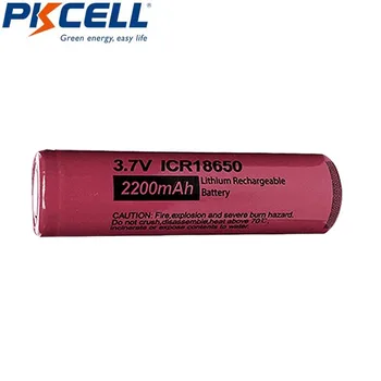 PKCELL Prekės ženklo li-ion 18650 baterija 3.7 v 2200 mAh ICR18650 Ličio Akumuliatoriai, žibintuvėlis 18650 Baterija Pack 