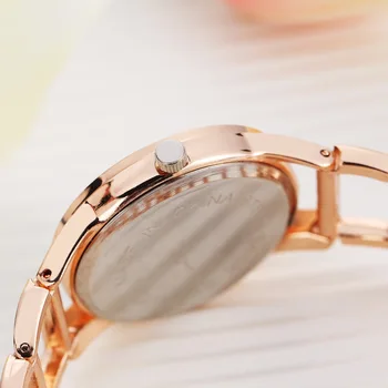 Prabanga Apyrankę Moterų Laikrodžiai Mados Rose Gold Žiūrėti Moterų Laikrodžiai Elegantiškas Ponios Žiūrėti Laikrodis reloj mujer zegarek damski