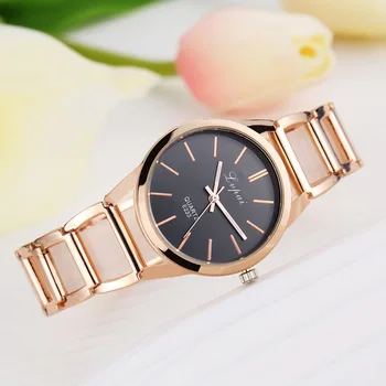 Prabanga Apyrankę Moterų Laikrodžiai Mados Rose Gold Žiūrėti Moterų Laikrodžiai Elegantiškas Ponios Žiūrėti Laikrodis reloj mujer zegarek damski