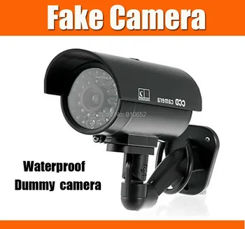 Pranešk apie netikrą kamera Manekeno Emulational kamera Netikrą Saugumo Priežiūros Home Security Naktį CAM LED Šviesos