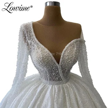 Pritaikyti Baltos Vestuvinės Suknelės chalatai de mariée 