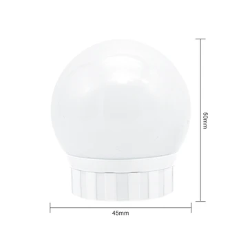 Pritemdomi Makiažas Lempa ant veidrodžio LED Tuštybės Lemputes Rinkinio USB Powered Reguliuojamas Ryškumas 4000K Natūrali Balta šviesa