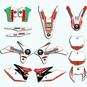PUIKIAI, 2012 m. 2013 m XC 2011 Individualų Grafika ir Fonas Lipdukų Rinkinys Decal KTM 125 150 200 250 300 350 400 450 500