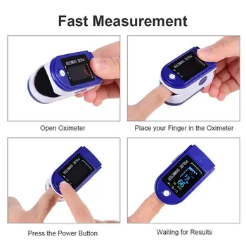 Pulse oximeter Kraujo Deguonies Stebėti, OLED ekranas Kraujo Deguonies Pirštu Impulso Skaitmeninį Piršto Oximeter Deguonies Įsotinimo Stebėti
