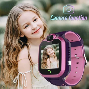 Q19S Vaikas Smart Watch Telefono GPS Vaikai Smart Žiūrėti Vandeniui Wifi Antil neteko SOS Sekimo Kamerą Tracker Smartwatch