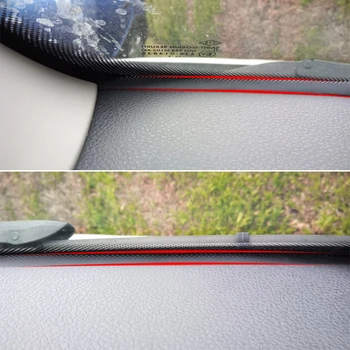 QCBXYYXH Automobilių stiliaus Gumos Anti-Triukšmo garso izoliacija apsauga nuo dulkių Automobilio prietaisų Skydelyje priekinio Stiklo Sandarinimo Juosteles Renault Duster 2011-2018