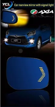 Qirun galinio vaizdo blue veidrodis su led posūkio signalo rodyklių ir elektros šildymo Toyota ALPHARD 2008-,Alza m.