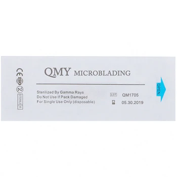 QMY Prekės Dauguma Bauda 0.18 mm Microblade 18 Pin U aštrių Microblading Adata permanentinis Makiažas Baldes Daug Nėra.&Galiojimo Data