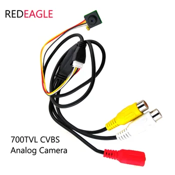 REDEAGLE CVBS Mini CCTV Saugumo Kameros 700tvl CMOS Namų Vaizdo Garso Analoginė vaizdo Kamera AV Išėjimas