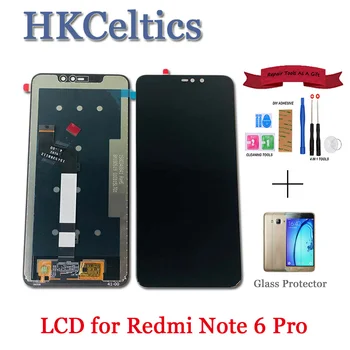 Redmi 6 Pastaba LCD Ekranas Jutiklinis Ekranas skaitmeninis keitiklis Skirtas Xiaomi Redmi 6 Pastaba Pro LCD Note6 Pro Ekraną Su Rėmu Pakeitimo