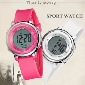 Relogio 2020 OHSEN Mados moteriški, vyriški Sportiniai Laikrodžiai Vandeniui LED Skaitmeninio Laikrodžio Vyrai Moterys Daugiafunkcį Mergaitė Berniukas Laikrodis