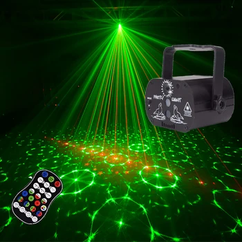 RGB LED Scenos Šviesos Balso Kontrolės Muzikos Led Disco Šviesos Šalis, Matyti, Lazerinius Projektorius, Šviesos Helovinas Poveikis Lempa su Valdikliu