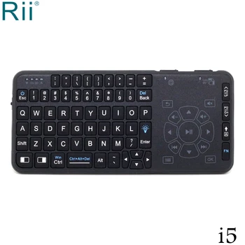Rii i5 Mini 2,4 GHz Multi-Media Wireless Keyboard Oro Pelė su TouchPad Android TV Box/Mini KOMPIUTERIS/Nešiojamas