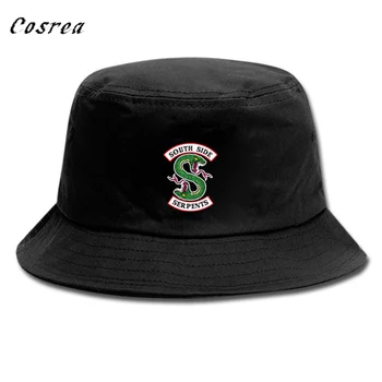Riverdale Pietų Žaltys Aksesuarų, Skrybėlių Pietų Pusėje Žalčių Cosplay Žvejo Kepurė Hat Už Vyrai Moterys Lauko Saulės Skrybėlę