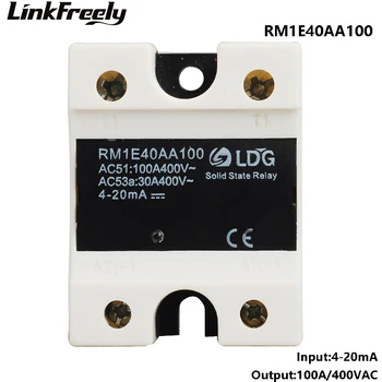RM1E40AA100 vienfaziai KINTAMOSIOS srovės (Solid State Relay,Pramonės Analoginis Perjungimo SSR 100A/400VAC,Izoliacija Įtampos Reguliavimo Relė