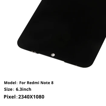 Rodyti xiaomi Redmi Pastaba 8 LCD Ekranas Jutiklinis Ekranas Naujas Ekrano Pakeitimas Digiziter Už xiaomi Redmi note8 Ekranas