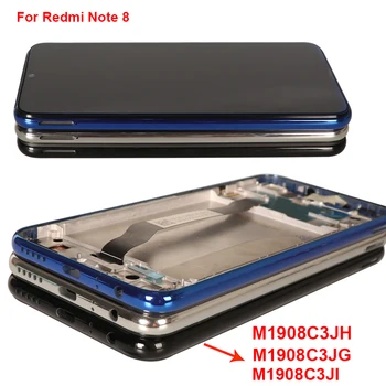 Rodyti xiaomi Redmi Pastaba 8 LCD Ekranas Jutiklinis Ekranas Naujas Ekrano Pakeitimas Digiziter Už xiaomi Redmi note8 Ekranas