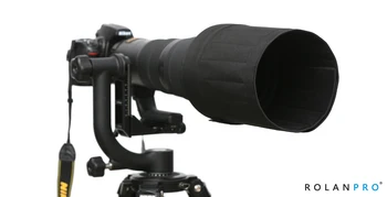 ROLANPRO Objektyvo Gaubtą, Canon 500mm f/4 IS II USM SLR teleobjektyvą Sulankstomas Gaubtas lengvas Sulankstomas dilimui Objektyvo Gaubtas