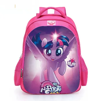 Rožinė Mano Mažai Pony Kuprinę Vaikams 16 colių Mokinių Vienaragis Mokyklos krepšys Paauglys Merginos Atsitiktinis Kelionės bagpack dieną pack
