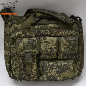 Rusijos Kariuomenės Kamufliažas taktinis krepšys multi-function 14 colių EDC taktinis nešiojamojo kompiuterio krepšys karinės cross-kūno krepšys asortimentą, maišas