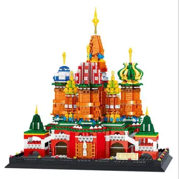 Saint Vasilijus ' s Cathedral, Maskva, Rusija Statybiniai Blokai, Plytos, Žaislai, Gimtadienio Gfits