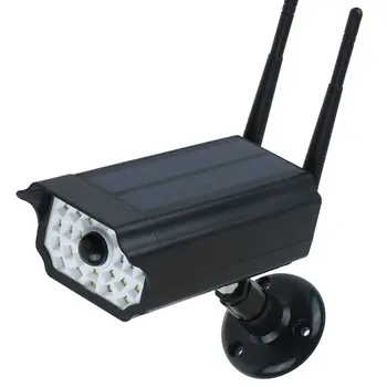 Saulės LED Šviesos Tuščių Saugumo Kameros IP65 Vandeniui PIR Judesio Jutiklis Lauko CCTV Netikrą Priežiūros Modeliavimas Kamera New2020
