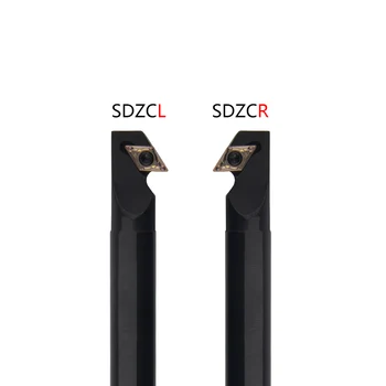 SDZCR/L S10K-SDZCR07 S16Q-SDZCR07 S20R-SDZCR11 Vidaus Tekinimo Įrankio Laikiklis Tekinimo Staklės, Įrankių Laikiklis naudoti Karbido Įdėklai DCMT