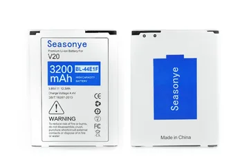 Seasonye 3200mAh BL-44E1F / BL44E1F / BL 44E1F Pakeitimo baterija LG V20 VS995 US996 LS997 H990 H990DS H910 F800 2vnt/daug