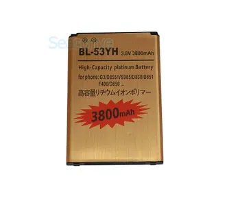 Seasonye 3800mAh BL-53YH Aukso Pakeitimo Baterija LG G3 D855 F400 D830 D850 VS985 D850 D851 + Sekimo Kodas