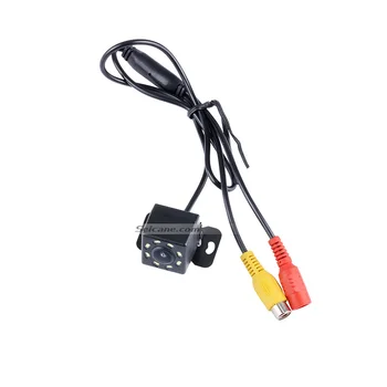 Seicane Plastiko 648*488 pikselių vielos HD Automobilio galinio vaizdo Kamera, Atbulinės Stovėjimo Atsarginės Stebėti Rinkinys CCD CMOS su 8 LED Ekranas