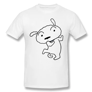 Shiro Atsitiktinis Marškinėliai Karšto Pardavimo Crayon Shin chan Marškinėliai, Medvilnė, O Kaklo