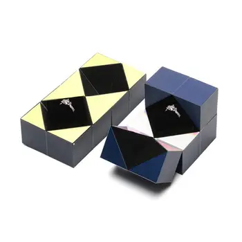 Siūlo Santuokos Magic Cube Žiedas Dėžutės Sutuoktuvių Žiedas Dėžutės Valentino Dienos dovana Kūrybos Papuošalų Laikymo Dėžutė papuošalų organizatorius