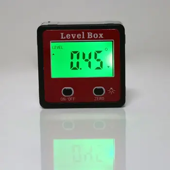 Skaitmeninis Inclinometer gulsčiukas, Matlankis Kampo Matuoklis Matuoklis Kampine Lygio Dėžutė su Magnetu